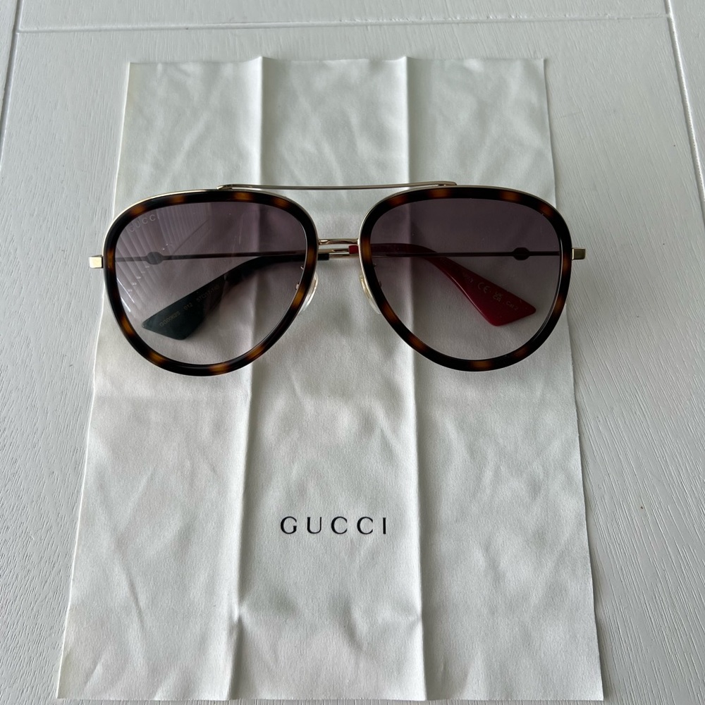 Gucci Brown Designer Sunglasses